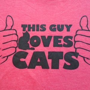 Mad Engine Cat Lover T-Shirt NWT